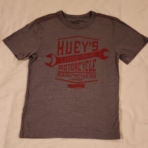 Cherokee Gray and Red Graphic Tee. Size Medium 8-10